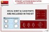 MiniArt 35639 STREET ACCESSORIES WITH LAMPS & CLOCKS 1/35